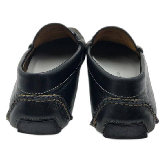 Peter Millar Men's Black Leather Slip On Loafers Driving Shoes Size 11.5M Brazil - Picture 8 of 13